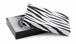 3x3 Zebra Print Gift Box