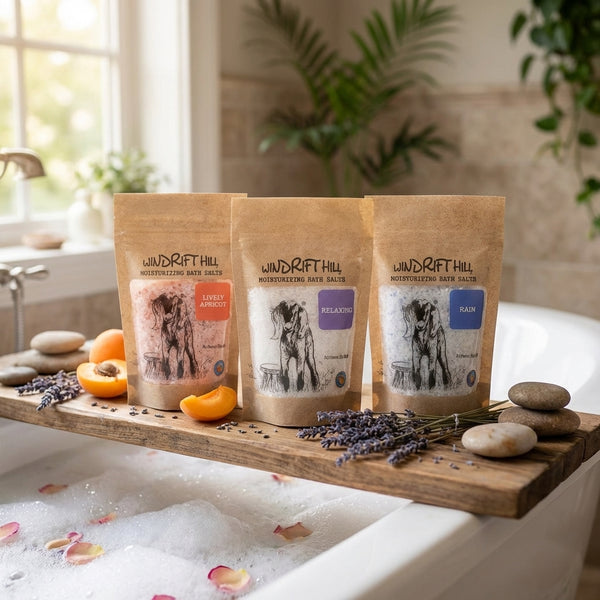 Windrift Hill Moisturizing Bath Salts Available In 5oz Bag -Various Scents