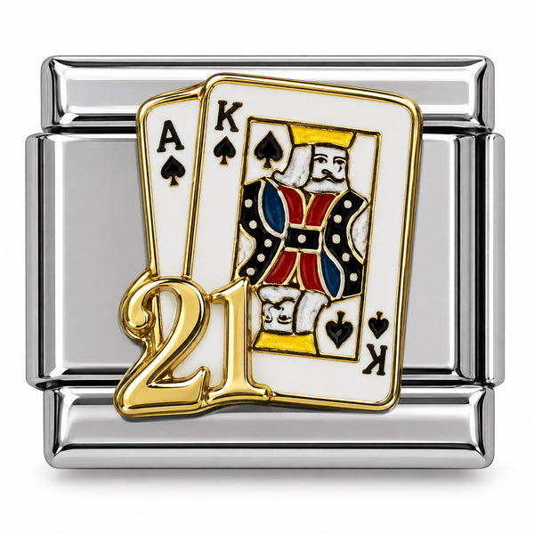 Casino Gambling Themed 9mm Italian Charms