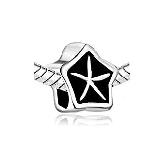 European Bead Starfish (Compatible With Pandora Charm Bracelets)