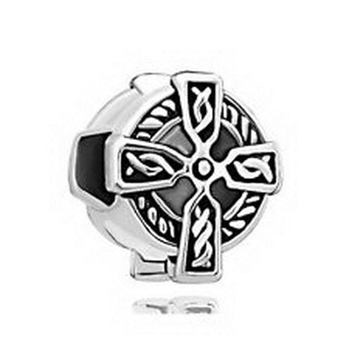 European Bead Celtic Cross (Compatible With Pandora Charm Bracelets)