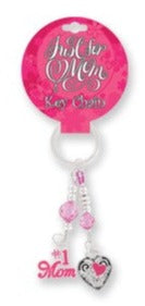 Just For Mom #1 Mom Keychain 