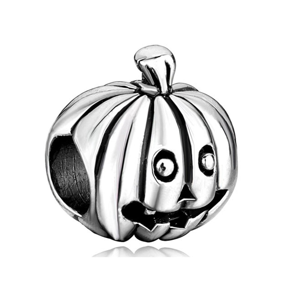 European Bead Pumpkin (Compatible With Pandora Charm Bracelets)