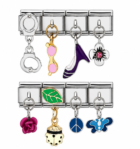 Assorted 9mm Italian Charm Dangles