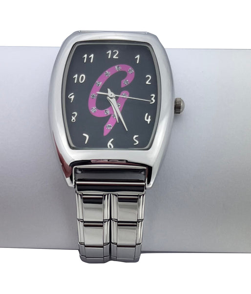 G Initial 9mm Italian Charm Watch
