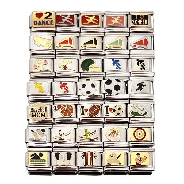 Wholesale 9mm Italian Charm Sports - Athletic Theme