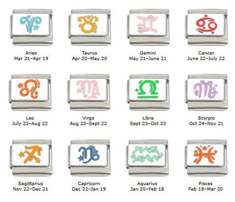9mm_Italian_Charm_Zodiac_Symbols
