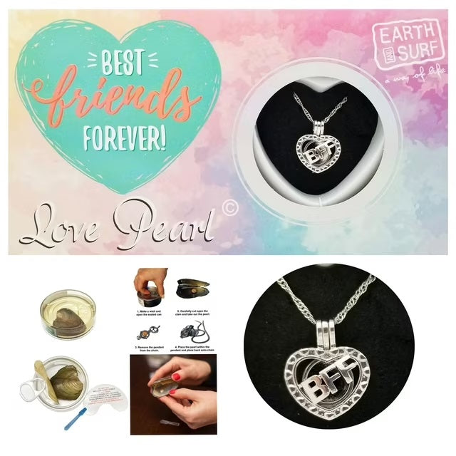 Love Pearl™ Best Friends BFF Cage Necklace DIY Oyster Opening Kit