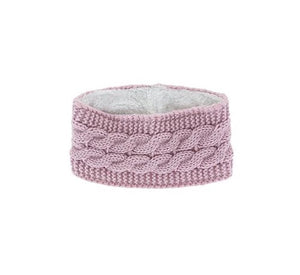 Britt's Knits Cable Knit Plush-Lined Headwarmer's