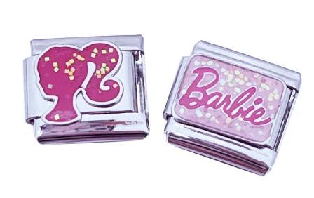 2 Piece Set Of Barbie 9mm Italian Charms