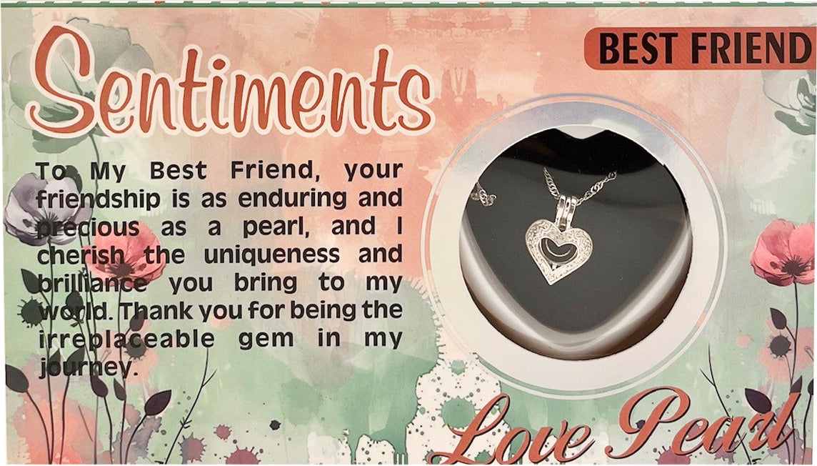 Best Friend Sentiments Love Pearl™ Cage Necklace DIY Oyster Opening Kit