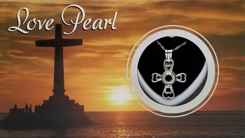 Love Pearl™ Cross Cage Necklace DIY Oyster Opening Kit