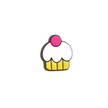 Cupcake Shoe Charm