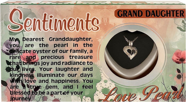 Granddaughter Sentiments Love Pearl™ Cage Necklace DIY Oyster Opening Kit