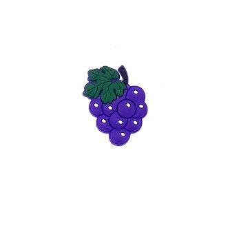 Grapes Shoe Charm