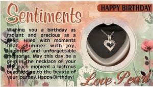 Happy Birthday Sentiments Love Pearl™ Cage Necklace DIY Oyster Opening Kit