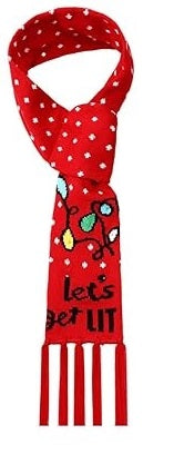 LED Light Up Flashing Christmas Scarf Lets Get Lit