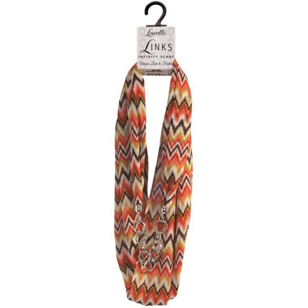 Lavello LINKS Chevron Print Infinity Scarf