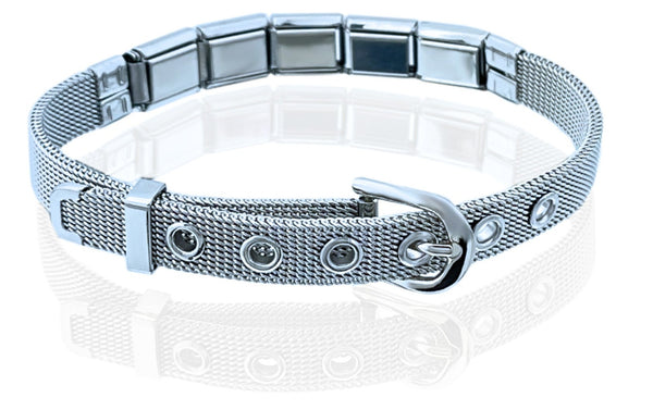 Mesh 9mm Italian Charm Starter Bracelet