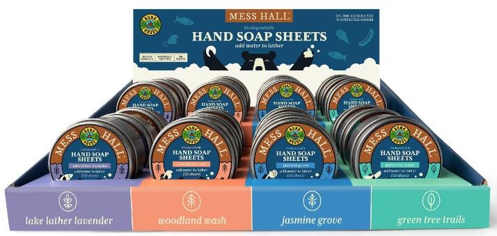 Mess Hall Biodegradable Soap Sheets