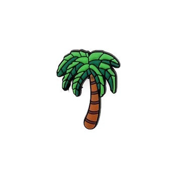 Palm Tree Shoe Charm