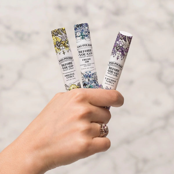 Poo~Pourri On-The-Go 3 Pack 10mL Travel Size Gift Set