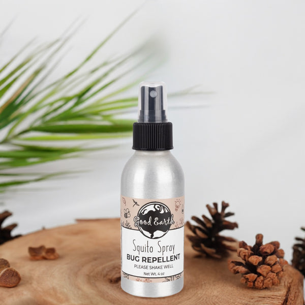 Natural Deet Free Bug Repellent Squito Spray By Good Earth Soap Co.