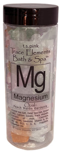 Magnesium Trace Elements Bath & Spa Sea Salt (Opal, Peach Melon Gardenia) By T.S. Pink
