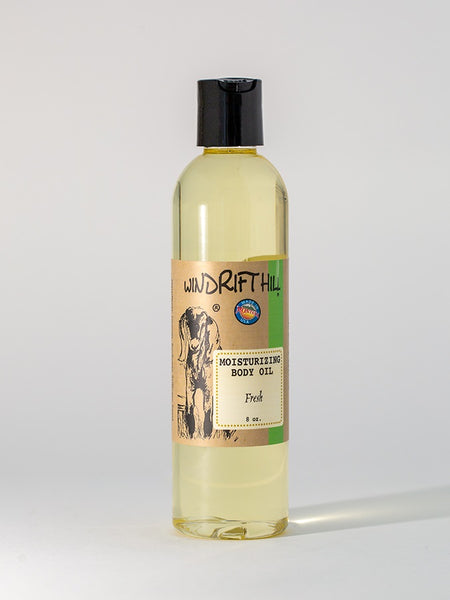 Windrift Hill moisturizing bath & body oil Fresh scent 8oz