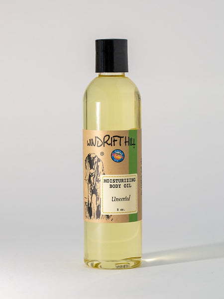 Windrift Hill moisturizing bath & body oil Unscented 8oz