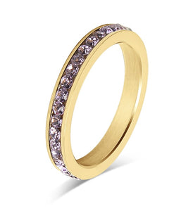 June Stackable Eternity Ring In Gold