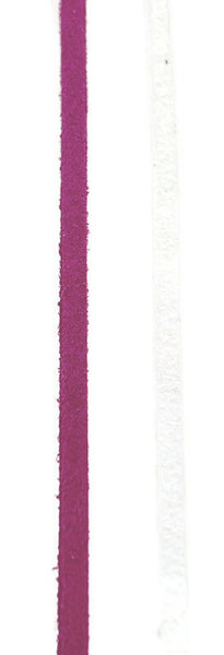 2-Pack Colorful Thin Suede For Necklaces Or Wrap Bracelets