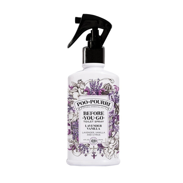Lavender Vanilla Poo Pourri Toilet Spray 8oz Trigger Spray Bottle
