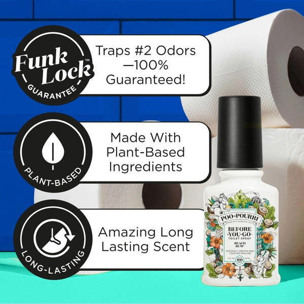 Poo Pourri Plant Based Toilet Spray Traps Odors Before They Begin