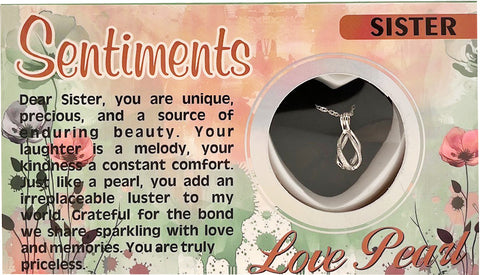 Sister Sentiments Love Pearl™ Cage Necklace DIY Oyster Opening Kit