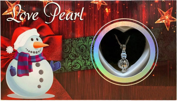 Love Pearl™ Christmas Snowman Cage Necklace DIY Oyster Opening Kit