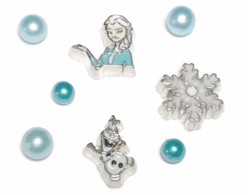 Elsa And Olaf Frozen Floating Charms