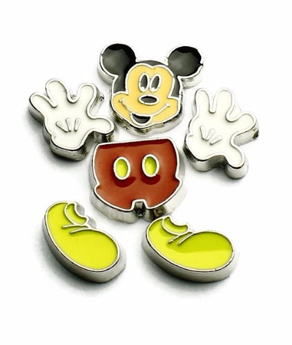 Mickey Mouse Floating Charm 6pc Set