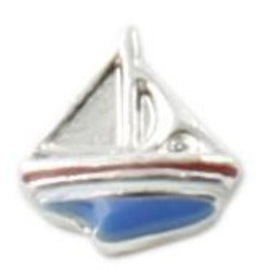 Sail Boat Floating Charm