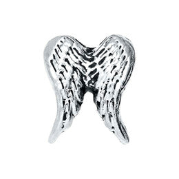 Silver Angel Wings Floating Charm