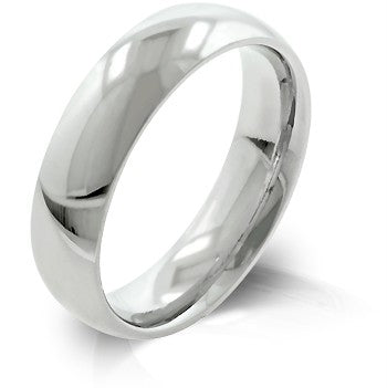Men's Comfort Fit Stainless Steel Wedding Ring