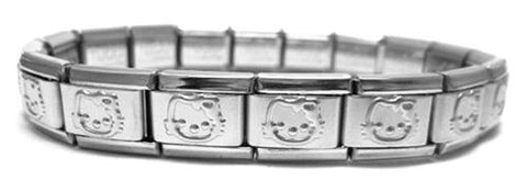 Hello Kitty Matte 9mm Italian Charm Starter Bracelet