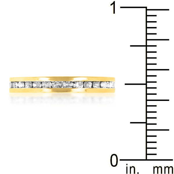 April Stackable Eternity Ring In Gold