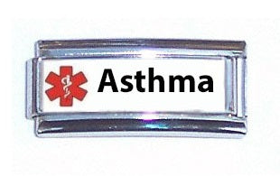 Asthma Super Link 9mm Italian charm