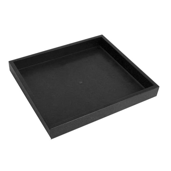 Black Half Size Gemstone Display Tray