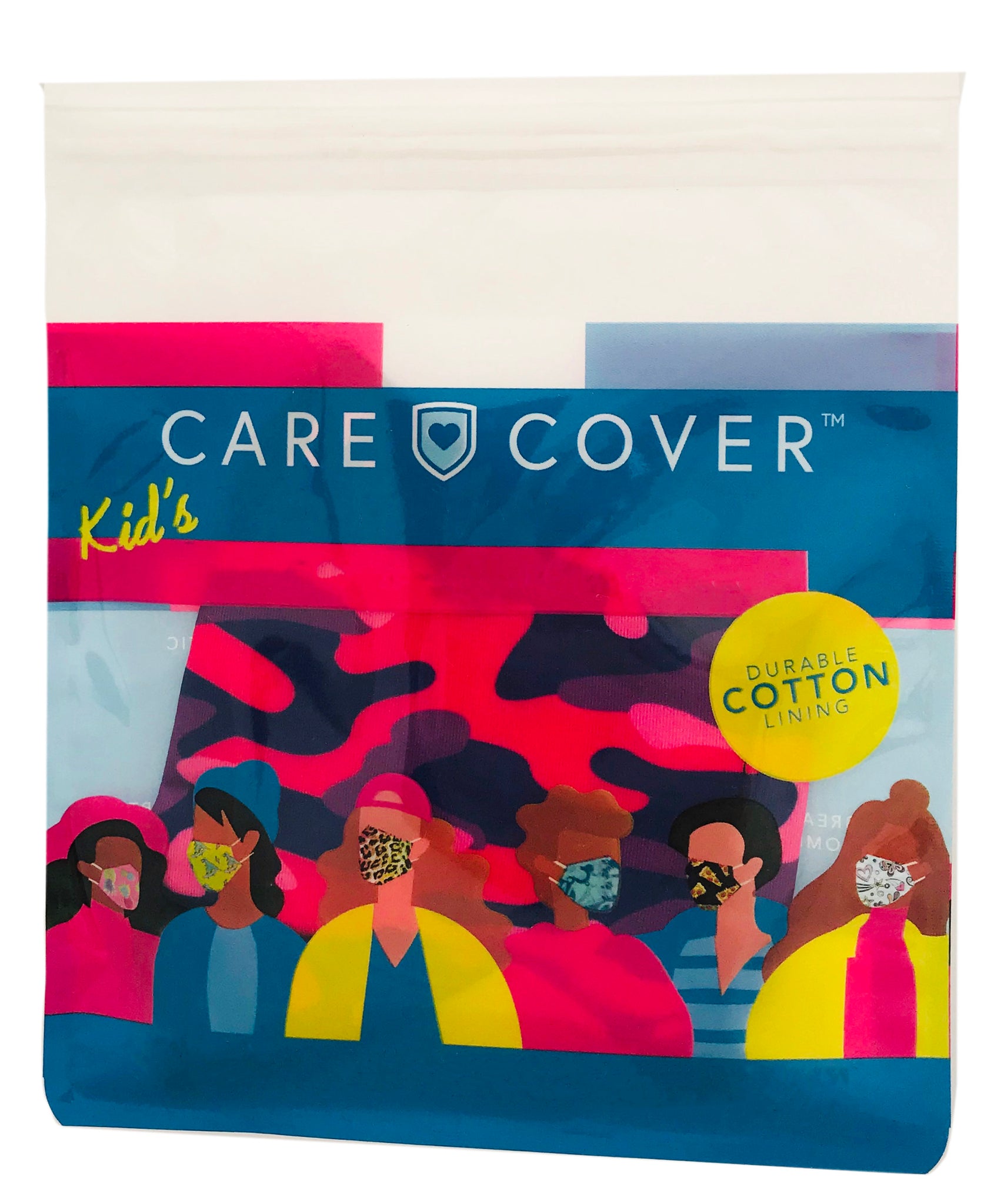 Girl Camo Kids Care Cover Face Mask