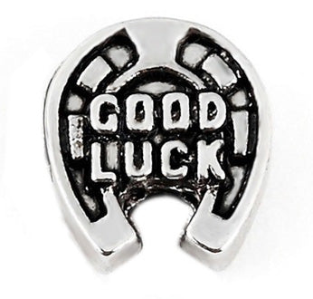 Good Luck Horseshoe Floating Charm