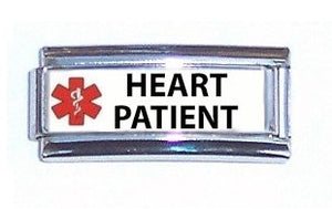 Heart Patient Super Link 9mm Italian charm