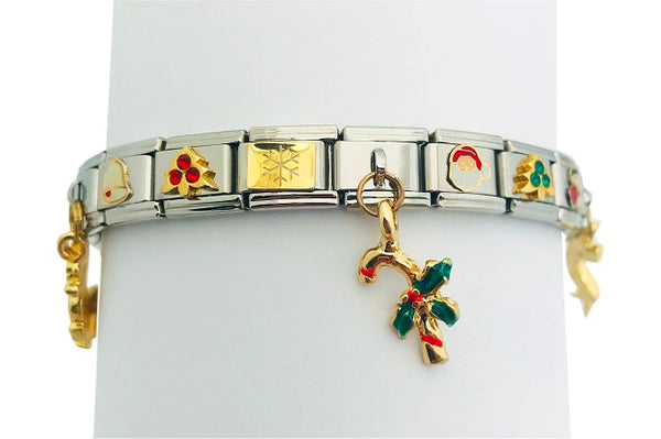Christmas 9mm Italian Charm Bracelet