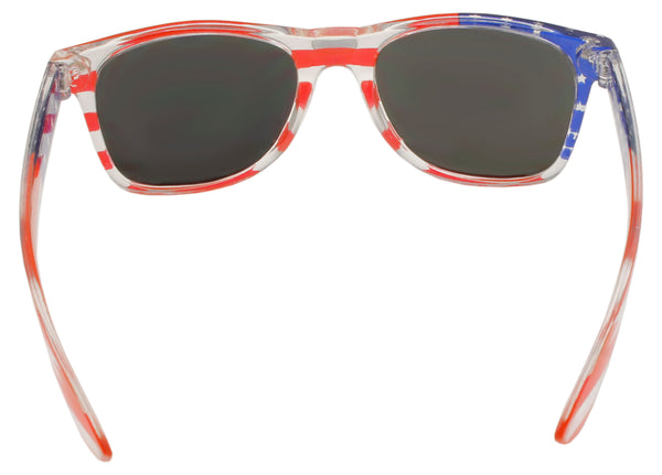 Patriot Pride Flag Sunglasses With Mirrored Lense